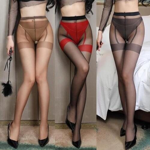 Plus size sexy women Baby Doll sex product lingerie female Tight sexy erotica Lingerie Colors Silk Stockings New Pantyhose