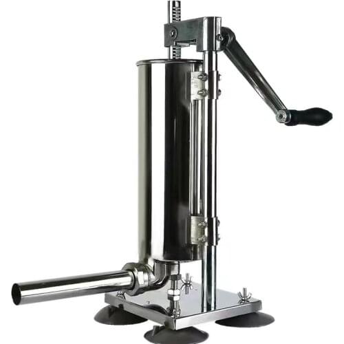 Household sausage stuffer vertical stainless steel sausage stuffer commercial sausage stuffing machine hand crank