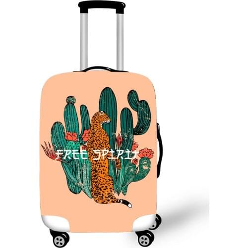 Elastic Luggage Protective Cover Case For Suitcase Protective Cover Trolley Cases Covers 3DTravel Accessories Strawberry Pattern