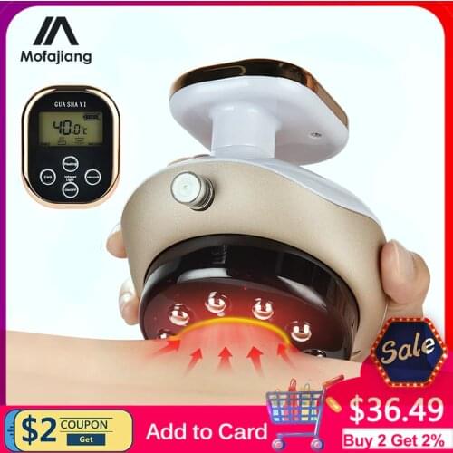 Rechargeable/Plug Electric Cupping Massage Guasha Suction Scraping Slimming Anti Cellulite Massager Device Negative Physiothera