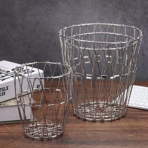 Stainless Steel Fruit Bowl, Folding Fruit Basket, Adjustable 6 Styles, Pantry Organizer Storage Bin Baskets for Countertop