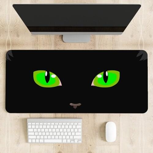 Big Promotion 90X40CM Cartoon Cute Cat Head Cool Designs Table Mouse Pad Laptop Computer Gaming Keyboard Mousepad Animal Mat