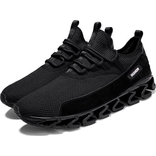 TaoBo Men Breathable Blade Sneakers Big Size 47 46 45 Fashion Black Running Shoes Comfortable Sports Womens Training Shoes