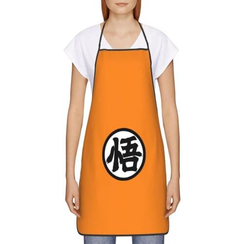 Goku Kitchen oil resistant wreath Anime Manga kitchen aprons women Man For Barbecue 72*52cm