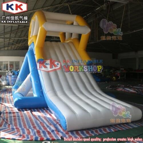 5-7 Years Old PVC Colorful Outdoor Inflatable Floating Water Slides for Kids and Adult Durable Giant Floating Water Park