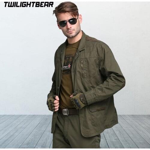New Military Mens Blazers Designer Fashion Army Green 100% Cotton Outwear Plus Size Casual Blazers For Men Coat M~4XL BF5079