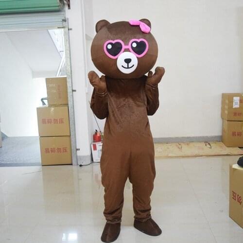 New Kind of Bear Mascot Black Blown and Kani Rabbit Mascot Costume Cosplay Stock Bear Costume