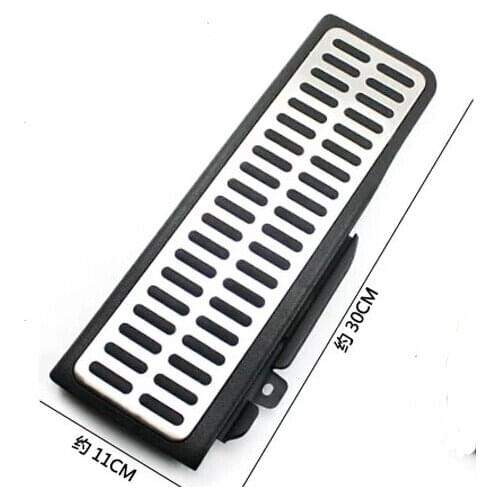 Stainless steel FootRest pedal For Volkswagen Golf 5 6 Jetta MK5 MK6 Scirocco Passat B6,7 CC TIGUAN Touareg for Skoda Octavia A5