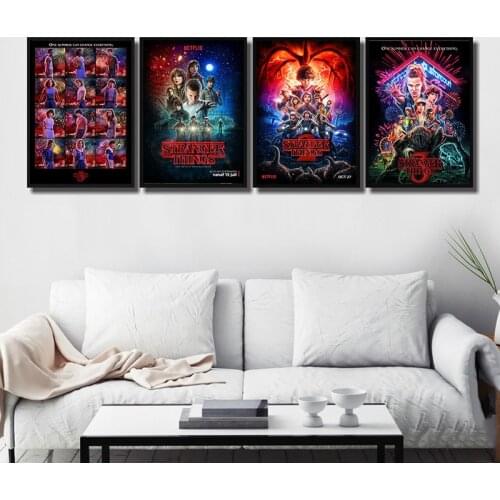 Movie Poster Stranger Things Poster Canvas Home Decor Paintings Wall Art HD Prints Creative Poster Modular Living Room