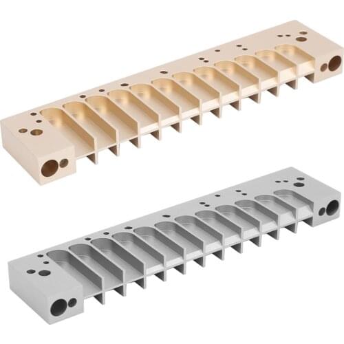 Harmonica Comb 12-Hole Chromatic Scale for HOHNER 270D Original 270 LA12 TOOTS Reed Plate Harmonica Accessory