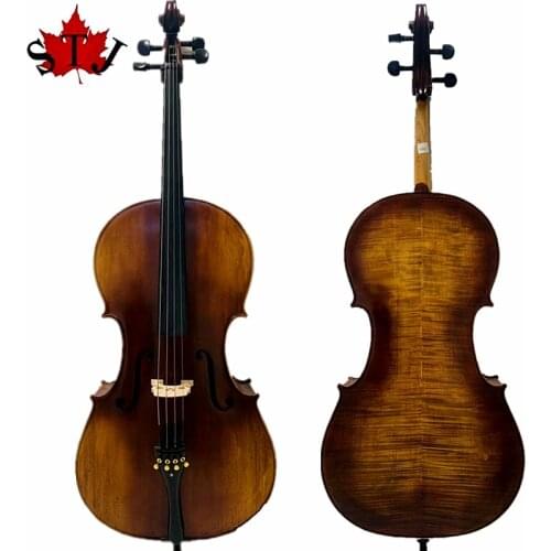 Rare Professional song "Master" Cello 4/4 ,solid wood made by hand,sound clear and melodious#14985