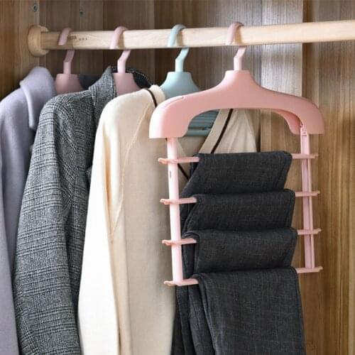 Folding Trouser Rack Freely Rotating Drying Rack Hangers For Clothes Closet Organizers Portable Outdoor Shrink Clothing Rack