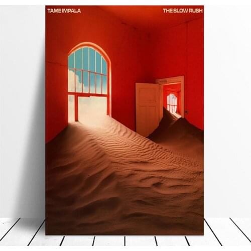 Tame Impala The Slow Rush Cover Poster New Album 2020 Painting poster Art Poster Canvas Home Decor Wall Picture Print