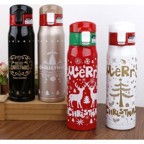 Stainless Steel Thermos Bottle for Water Vacuum Flask for Tea and Coffee Thermal Mug Insulted Water Bottle Thermos Christmas