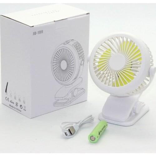 Universal 360 Adjustable Rechargeable Clip on Fan Desk Personal USB Fan 3 Speed for Baby Stroller Car SUV Home Outdoor Office