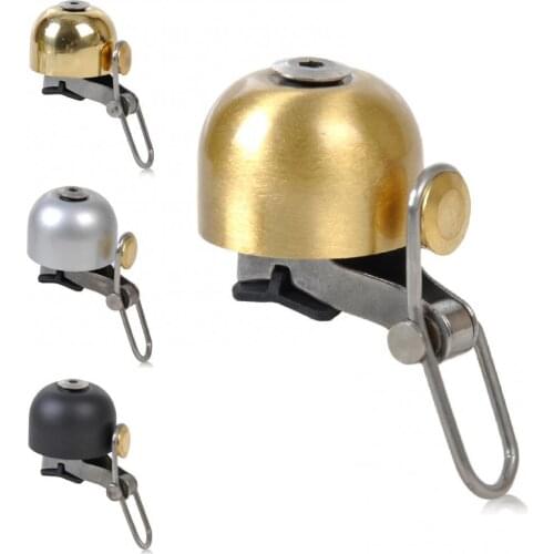 Bicycle bell adult and children bicycle accessories classic retro bicycle bell aluminum alloy horn round bell loud and crisp