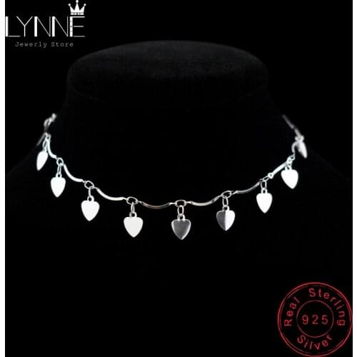 New Arrival Bohemia 925 Sterling Silver Heart Pandent Anklets Bracelets Beach Anklet On Leg Chain For Women&Girl Jewelry Gift