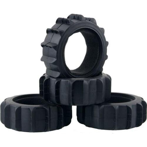 1/8 off road buggg Rally Tire skin with foam set for 1/8 Off road Serpent HSP Kyosho HPI Buggy 4pcs