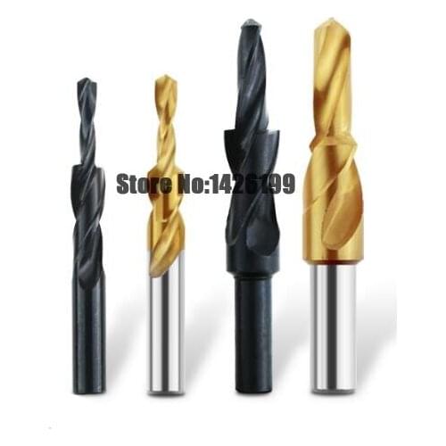 1PCS M3 M4 M5 M6 M8 M10 M12 180 degree Cobalt HSS M35 /HSS ladder drill twist drill counterbore drill ,chamfering drill