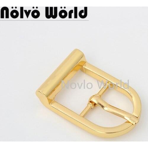 10-50 pieces deep gold 3/4" pin belt buckle for womens DIY shoulderbag craft hardware belts decoration accessories