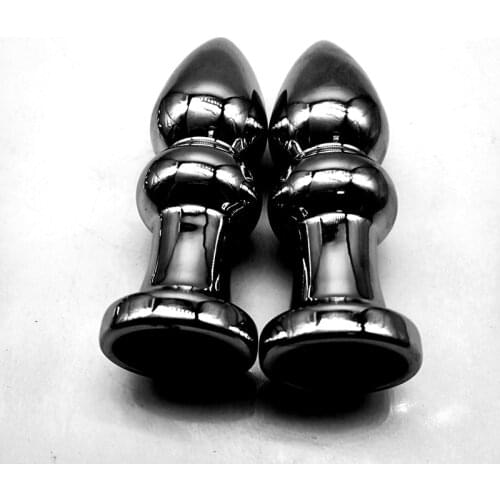 114*35mm New Metal Stainless Steel Masturbation Stimulation Anal Plug Butt Plug G Spot Dilator Massager Sex Toys For Man/Women