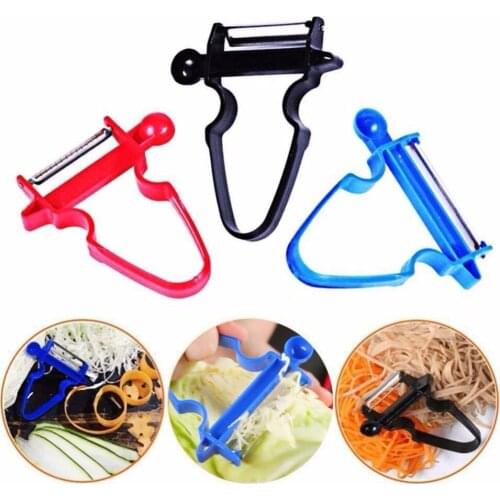 3 pcs Set Slicer Shredder Peeler Julienne Cutter Multi Peel Stainless Steel Blade Zesters Kitchen Tools Magic Peeler Set