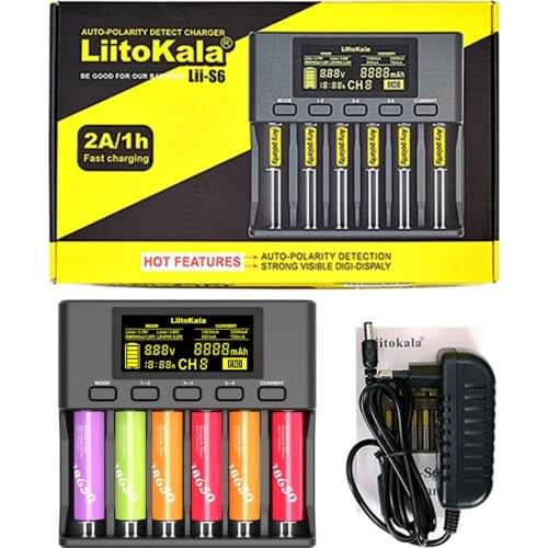 Liitokala Lii-402 Lii-202 100 Lii-PD4 Lii-500S 18650 1,2 V 3,7 V 3,2 V AA/AAA 26650 10440 16340 NiMH lithium-Batterie