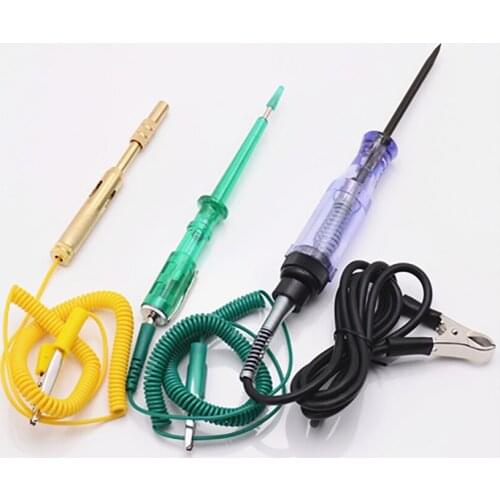 Automotive Circuit Systems Auto Vehicle Gauge Test Light Long Probe Pen Truck Car Voltage Car Tester 6V 12V 24V Diagnostic Tools