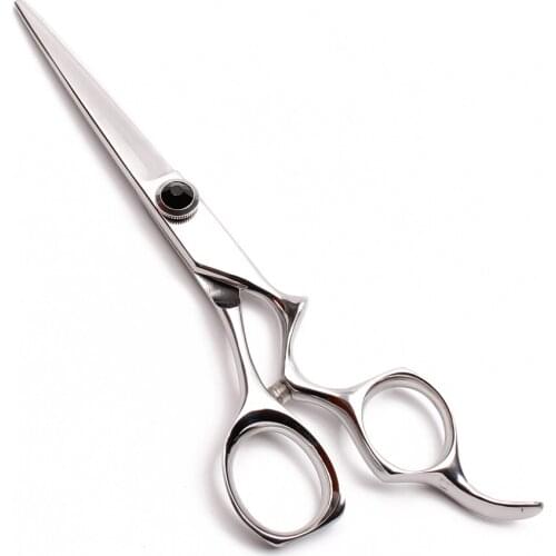 C9016 5.5" 16cm 440C Customize Logo Shiny Professional Hairdressing Scissors Normal Scissors Thinning Shears Salon Hair Scissors