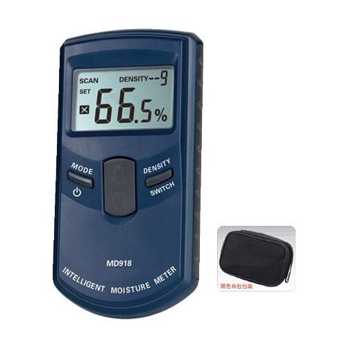 Digital wood moisture meter wood Humidity Meter Damp Detector Tester Paper moisture meter wall moisture analyzer MD918 4~80