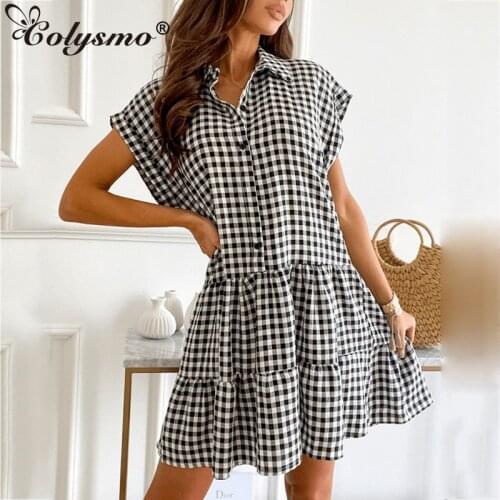 Colysmo Summer Dresses In A Cage