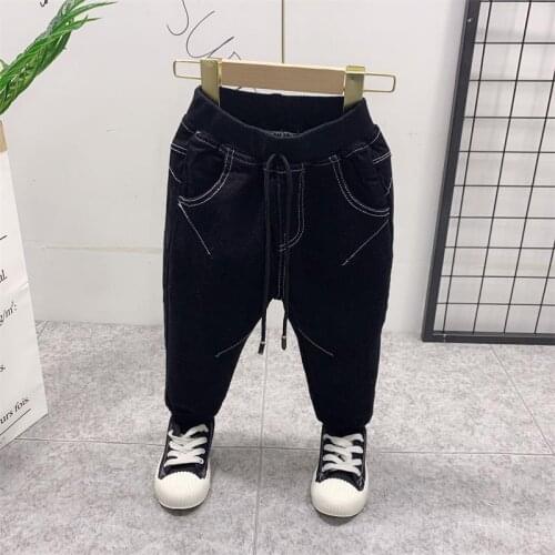 Kids Boys Clothes Spring Autumn boys Jeans Classic Pants Children Denim Long Bottoms Baby Boy Casual Trousers Toddler Clothing