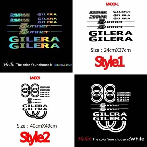 For Gilera VXR200 200VXR VXR 200 Scooter Runner Moped Decals Stickers Graphics