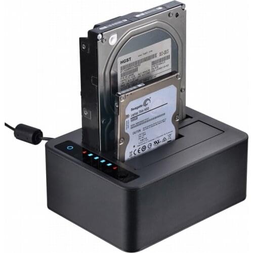 GloryStar Ut5520b Usb 3.0 To Dual Sata Iii (6gbps) Clone Docking Station Hdd Copier Duplicator With Offline Clone Function