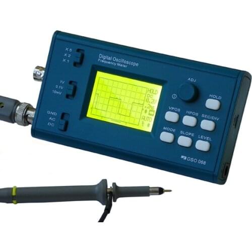 DSO068 20MHz Mini Digital Oscilloscope DIY F Version Kits Digital Screen Electronic Teaching Practice Production Suit osilaskop