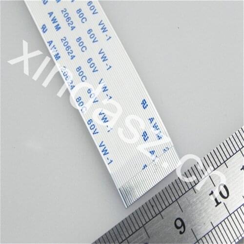 High quality AWM 20624 80C 60V 0.5mm pitch 34pin 150mm length same side Electronic Flexible Flat FFC Ribbon Cable 5pcs/lot
