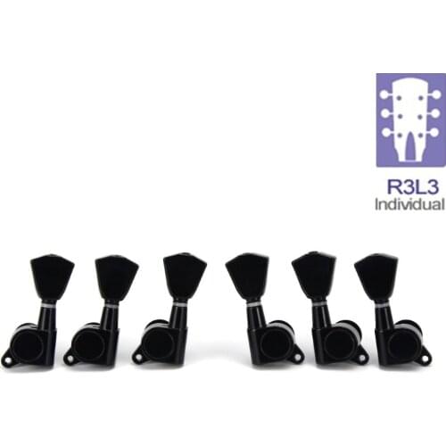 NEW 6PCS Guitar Tuning Pegs Keys 3L3R Machine Heads Tuners Black for LP Electric Guitar Parts