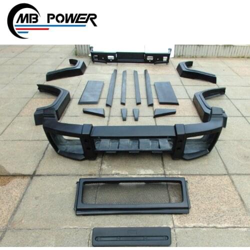 G class Body kit fit for W463 G63 G500 G400 G350 Lo style FRP material body kit Front bumper Over fenders 1990~2018y