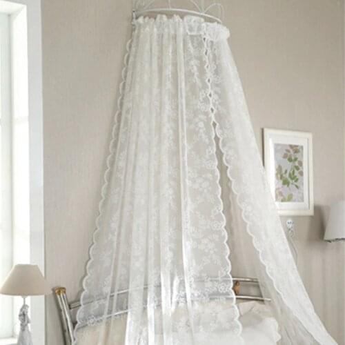 Yvonicky Summer Tulle Curtains Door Window Drape Panel Fresh Sheer Cute Scarf bedroom Solid White living Room Lace Cortinas