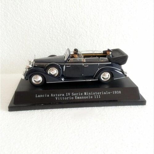 Diecast 1:43 Scale Simulation 1938 Lancia Asturu IV Mussolini Alloy Car Model Metal Boys Gift Collection Ornaments Display Toys