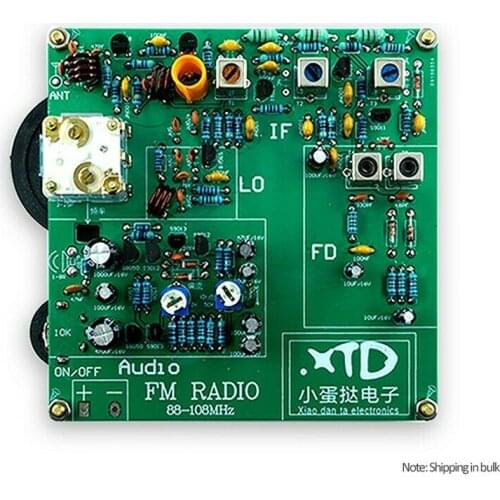 DIY KIT 88-108MHz FM Radio Kit FM Radio DIY Radio Receiver Kit Fully Discrete