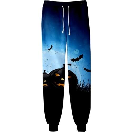 Newest Happy Halloween 3D style Men Women Sports pants Autumn Winter trousers Boy girl pants Pencil Pants