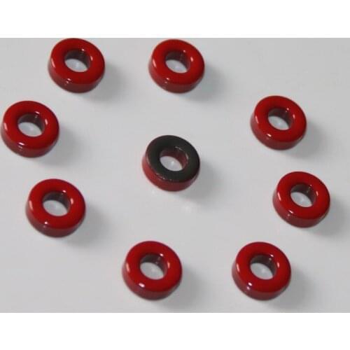 NEW 10PCS T44-2 high frequency iron powder core red gray ring