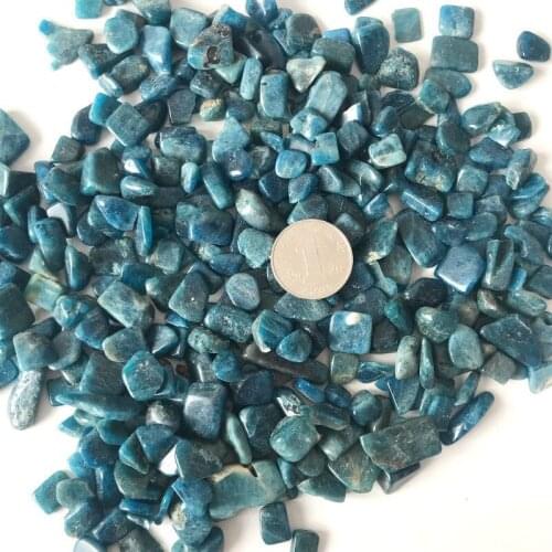Wholesale 50g 2 Size Natural Blue Green Apatite Quartz Crystal Mineral Specimen Quartz Crystals Natural Stones