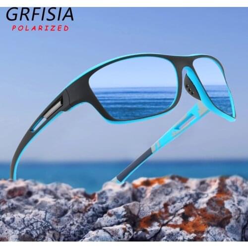 Polarized Sports Sunglasses Men Brand Designer Fashion Sport Style Sun Glasses Super Light Eyeglasses Frame UV400 Goggles N21