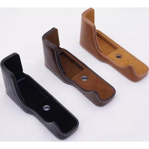 Camera Video Bag for Canon EOS M2 Digital Camera Body Half PU Grip Case