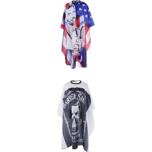 2x Stylist Cuttings Cape Coloring Perming Gown Wrap Cloth with Snap Buckle