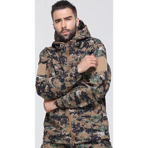 High quality Outdoor Lurker Shark skin Soft Shell new color Military Tactical Fleece Jacket Waterproof Sport jackets Clothes