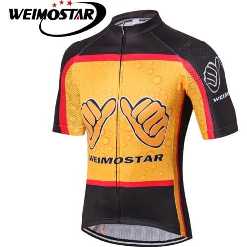 Weimostar Brand Cycling Jersey Men bicycle shirts Ropa ciclismo Maillot Mtb Team Cycling Clothing Outdoor Sport bike jersey Tops