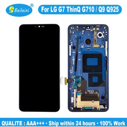 For LG G7 G710EM G710PM G710VMP G710TM G710N G710VM LCD Display Digitizer Touch Panel Screen Assembly For LG G7 ThinQ G710